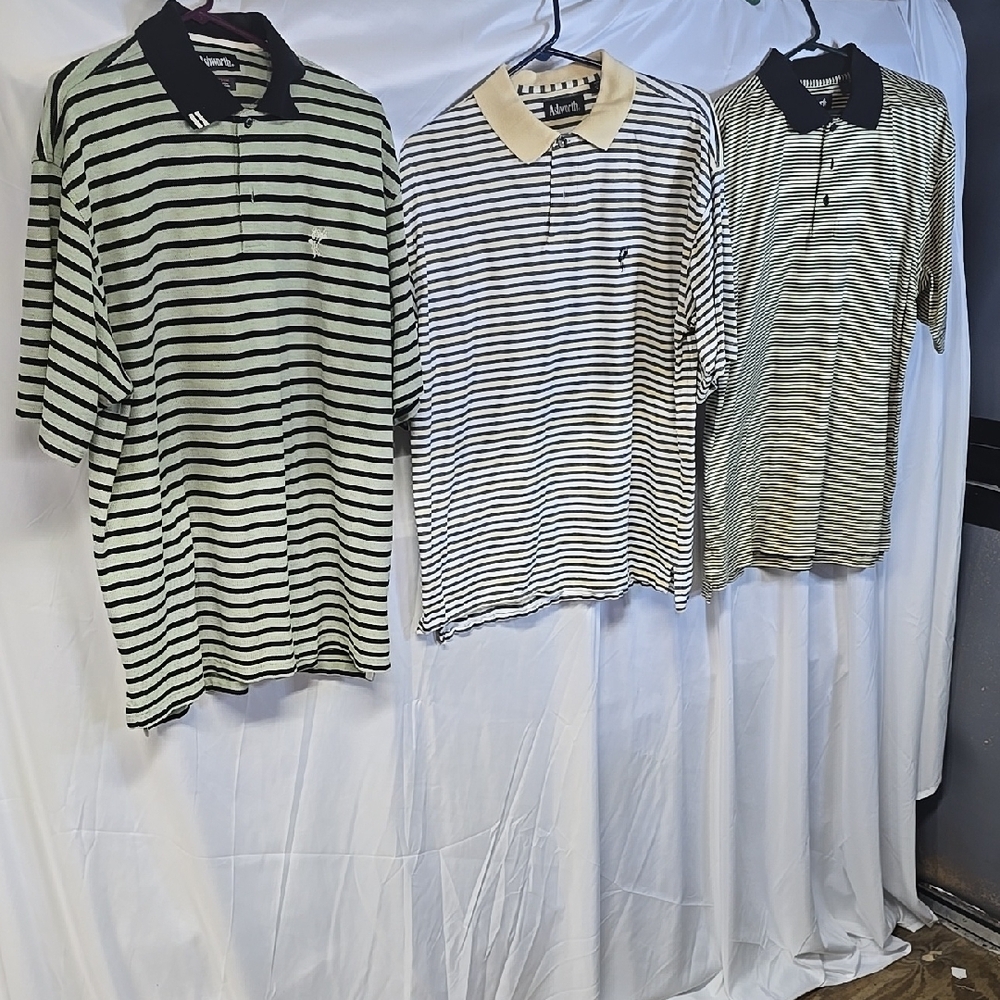 3-Ashworth Mens ( Sz. Large).....Golf Polo Shirts......( 019)